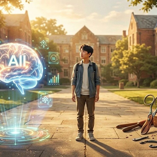 学计算机不如给狗剪毛?后AI时代高考志愿到底怎么填 封面图