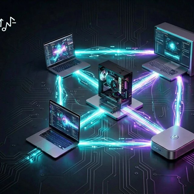 旧电脑组分布式AI算力网 封面图