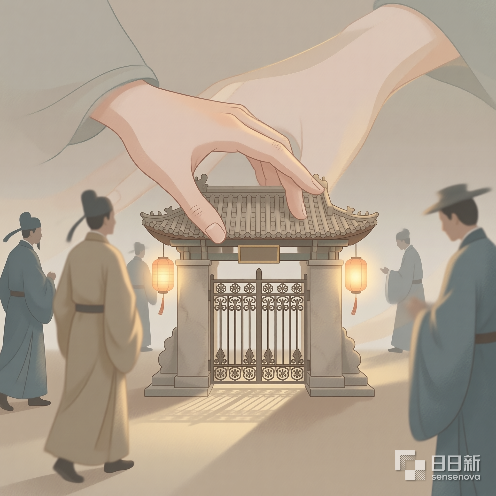 一只手稳住制度的门